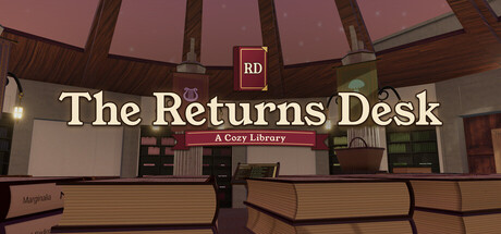 The Returns Desk: A Cozy Library — Steam header