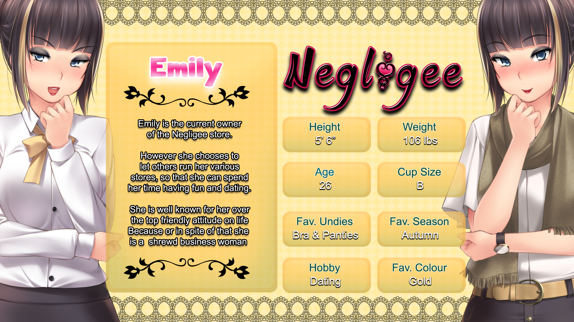 Negligee - Artbook screenshot 1