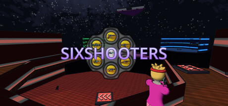 Sixshooters: A 6 Player Split-Screen FPS — Steam header