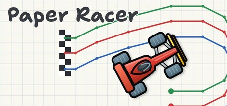 Paper Racer — Steam header