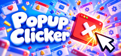Popup Clicker — Steam header