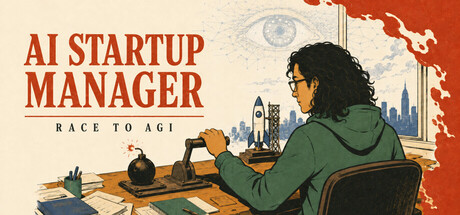 AI Startup Manager: Race to AGI — Steam header