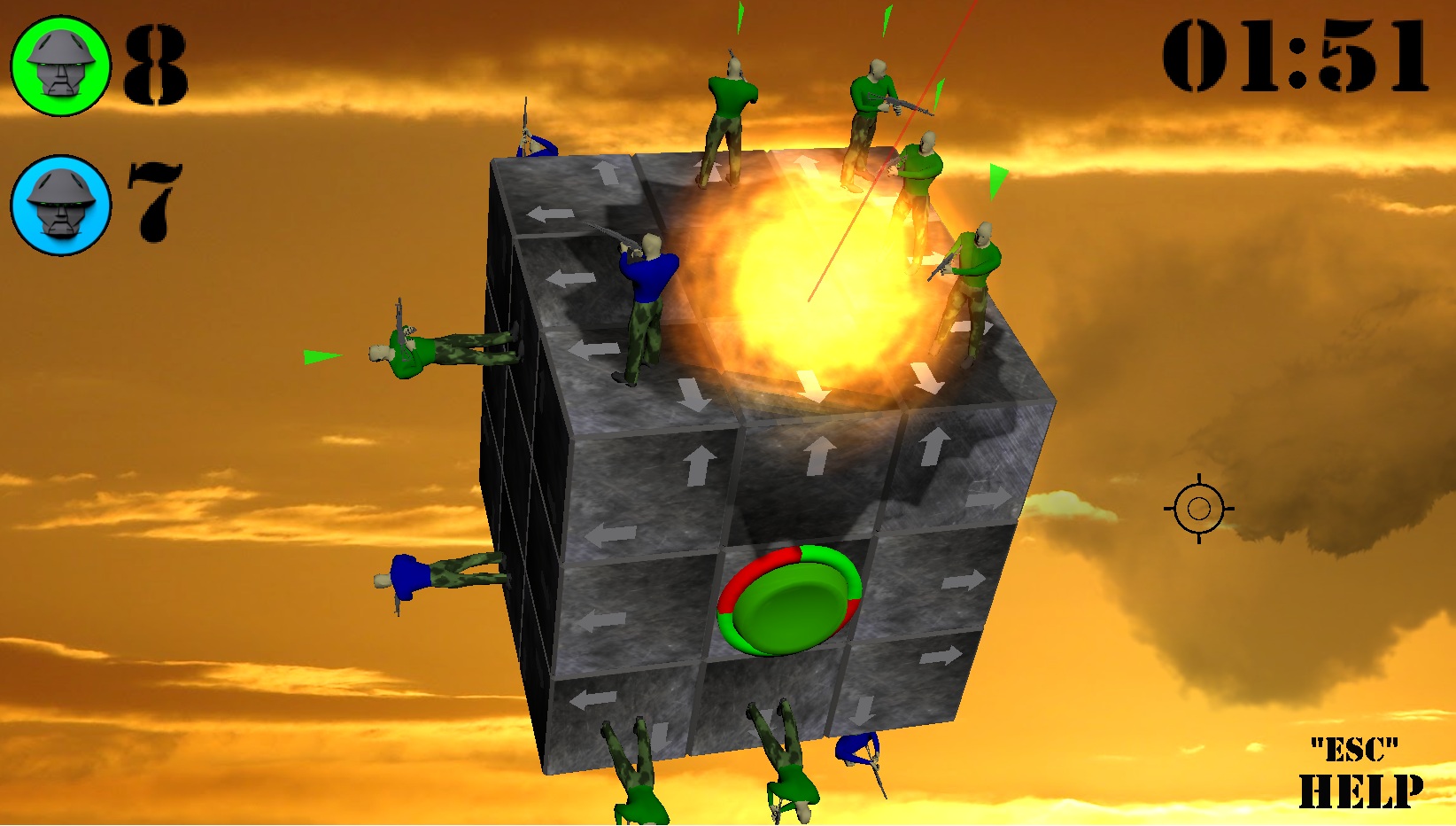 WAR CUBE screenshot 2