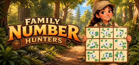 Family Number Hunters — Steam header