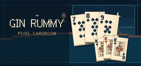 Gin Rummy: Pixel Cardroom — Steam header