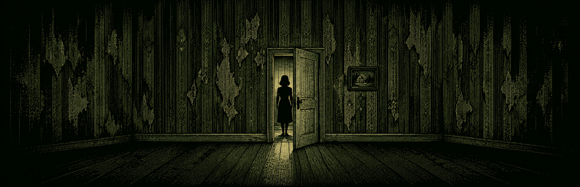 Behind Her Door