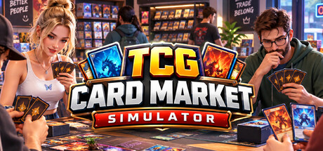 TCG Card Market Simulator — Steam header