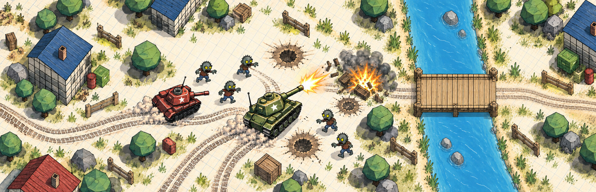 Scribble Tanks