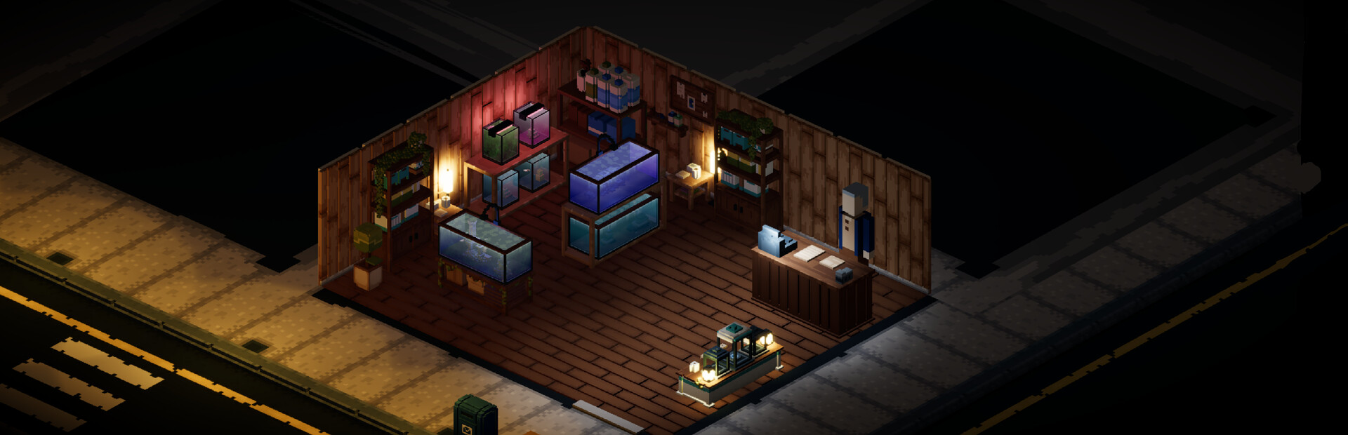 NightGlow : Aquarium Shop Simulator