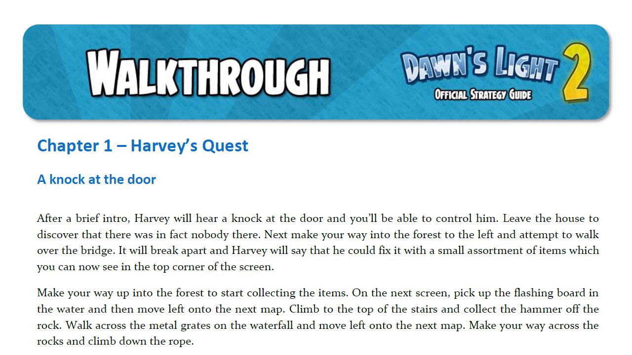 Dawn's Light 2 - Strategy Guide screenshot 4