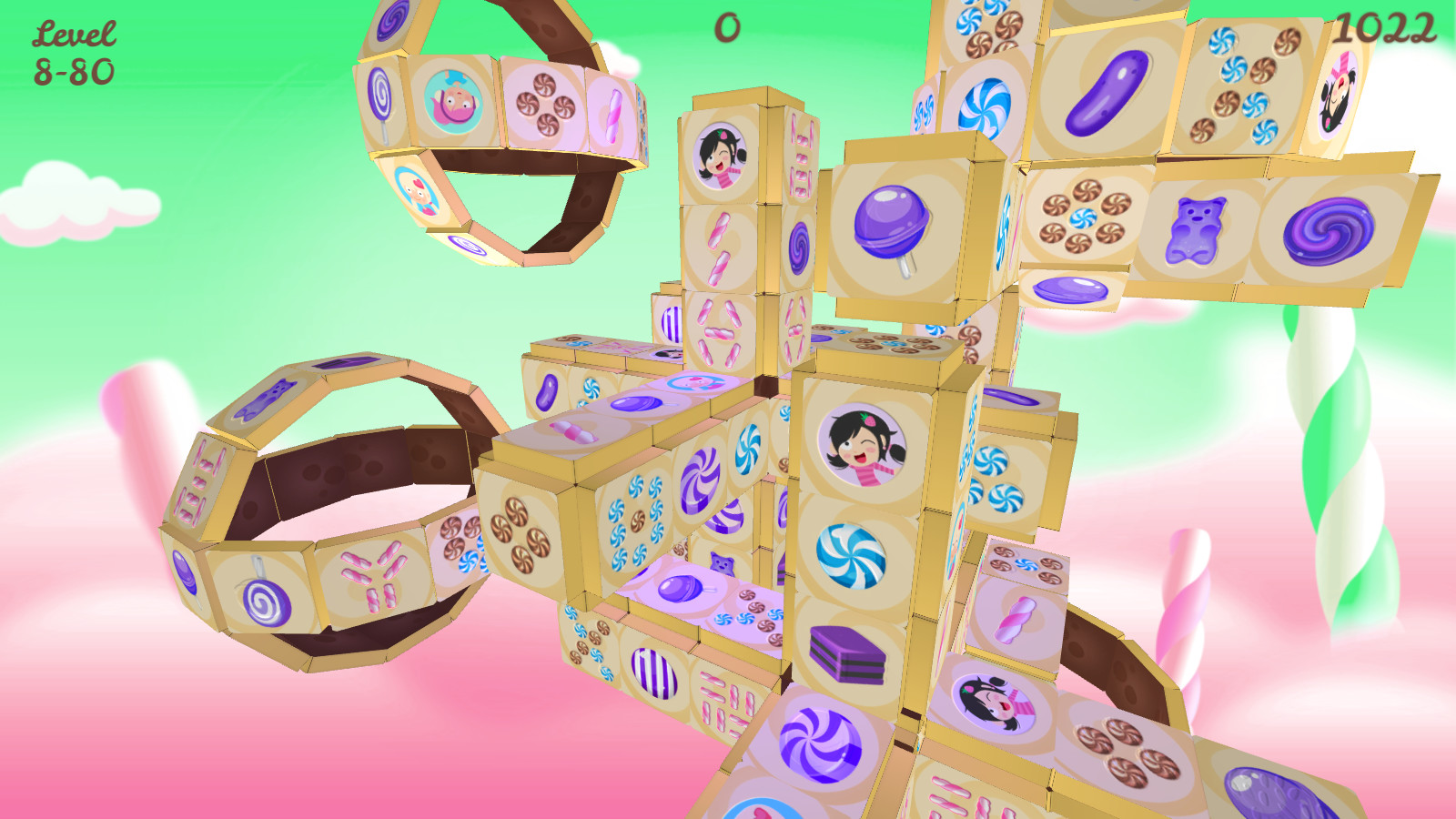 Sweet Candy Mahjong screenshot 8