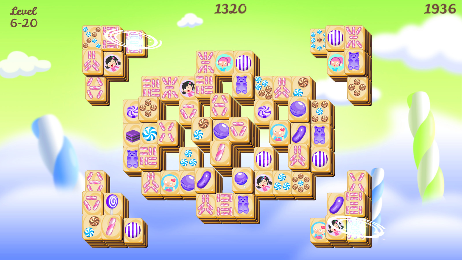 Sweet Candy Mahjong screenshot 5