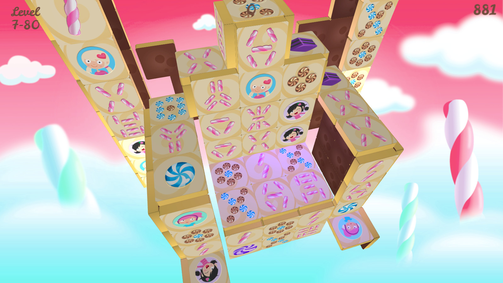 Sweet Candy Mahjong screenshot 10