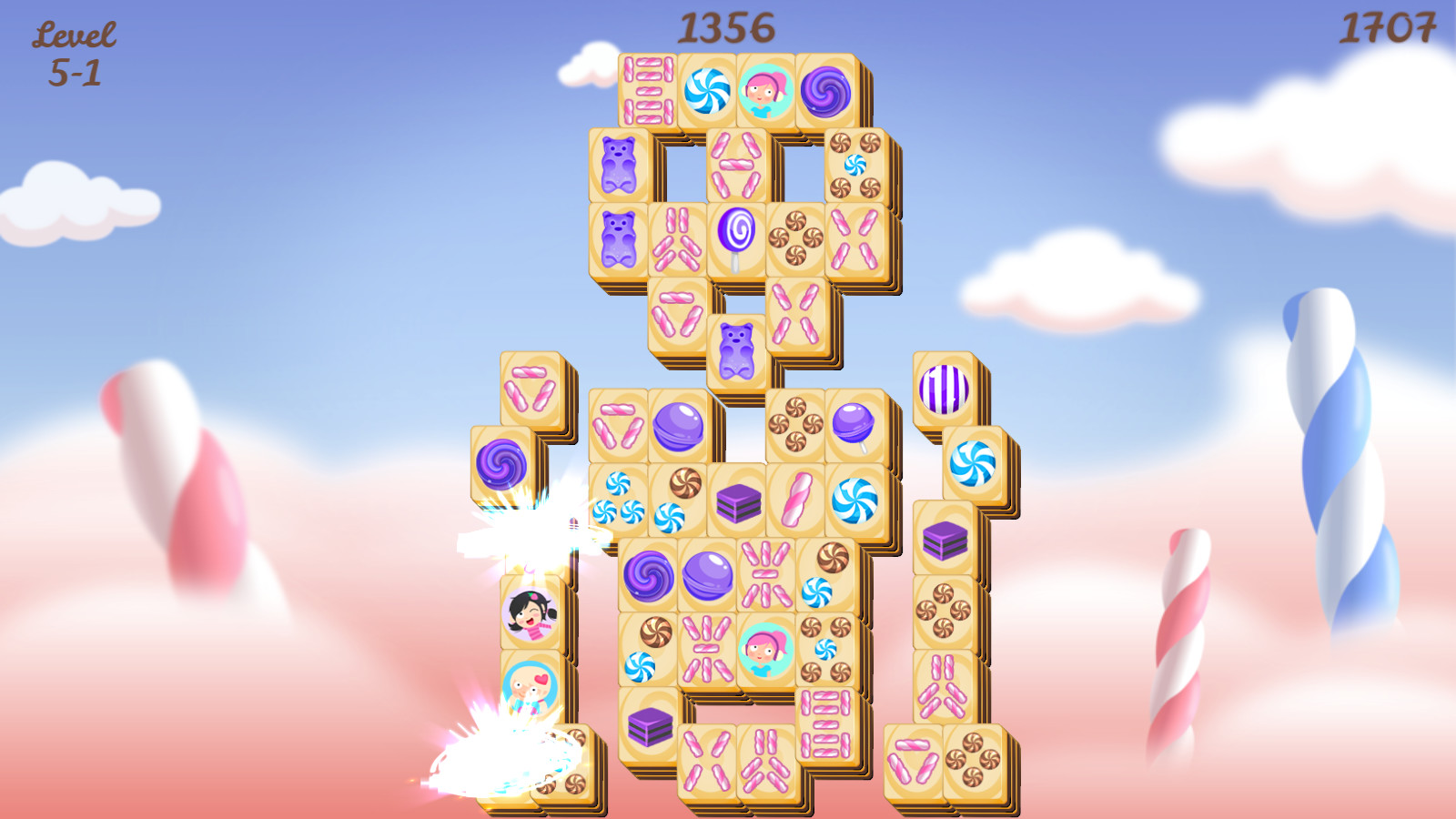 Sweet Candy Mahjong screenshot 11