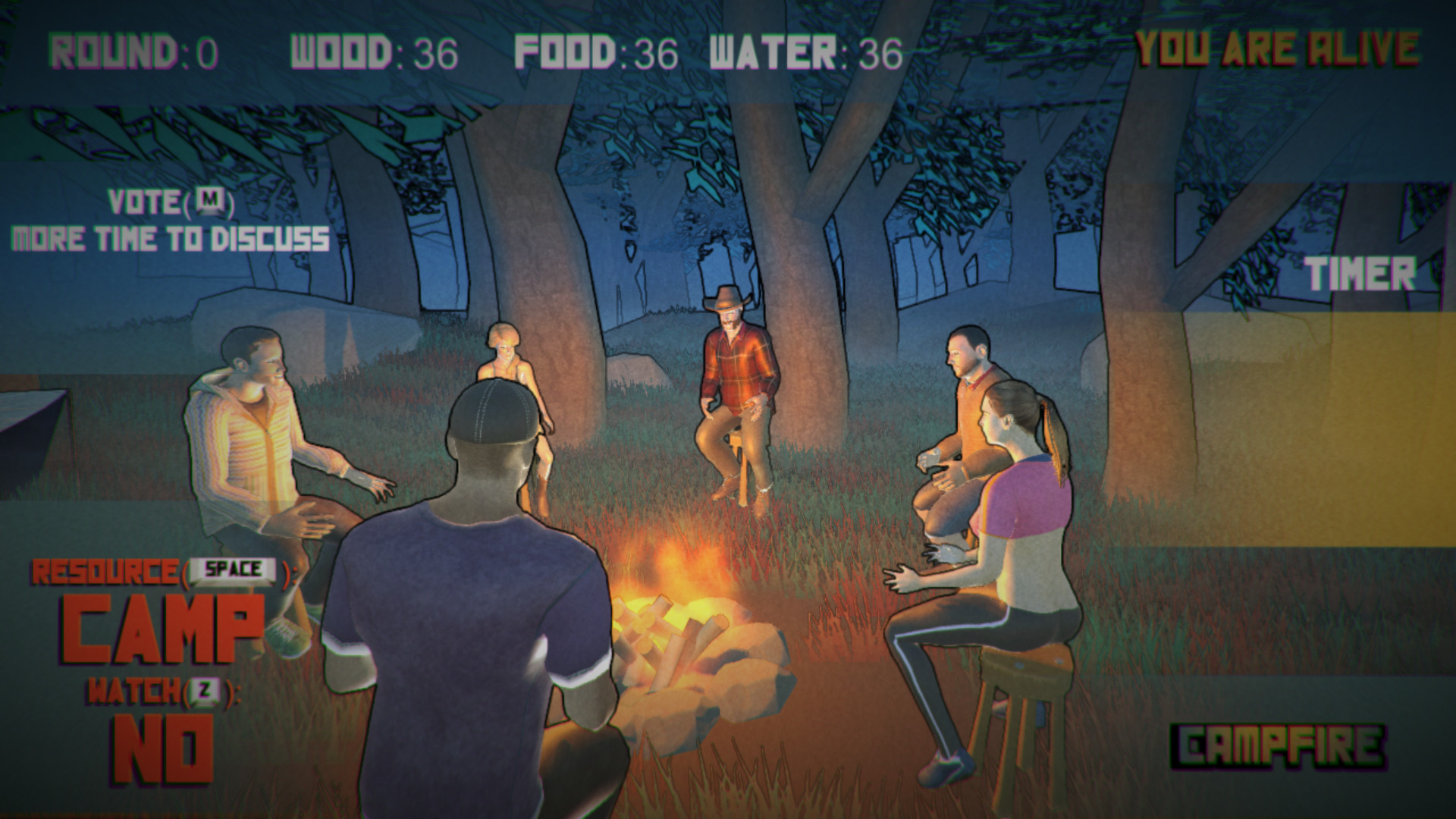 Campfire: One of Us Is the Killer screenshot 1