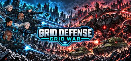 GRID DEFENSE: GRID WAR — Steam header
