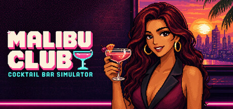 Malibu Club: Cocktail Bar Simulator — Steam header