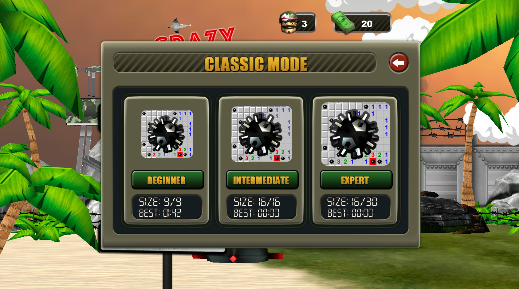 Crazy Sapper 3D - Classic DLC screenshot 1