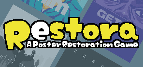 Restora: A Poster Restoration Game — Steam header