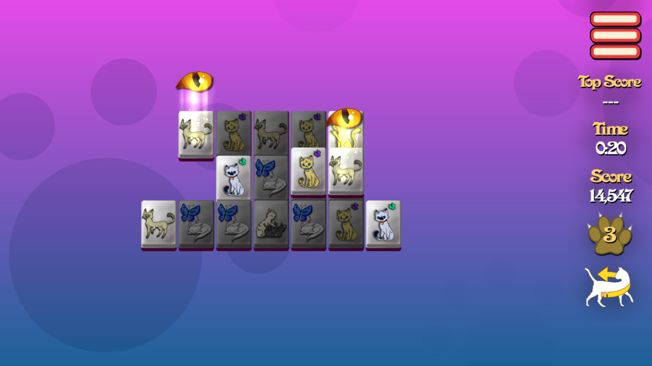 Meow-Jong Solitaire screenshot 2
