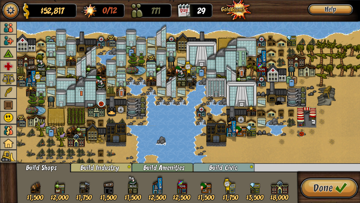 BoomTown! Deluxe screenshot 1
