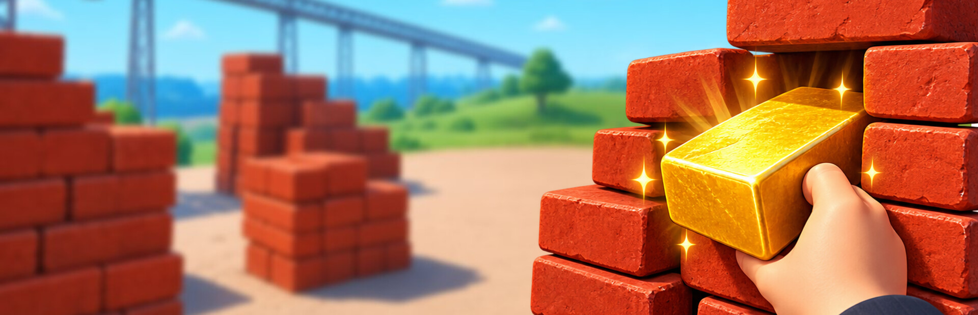 Find Gold in Bricks Simulator