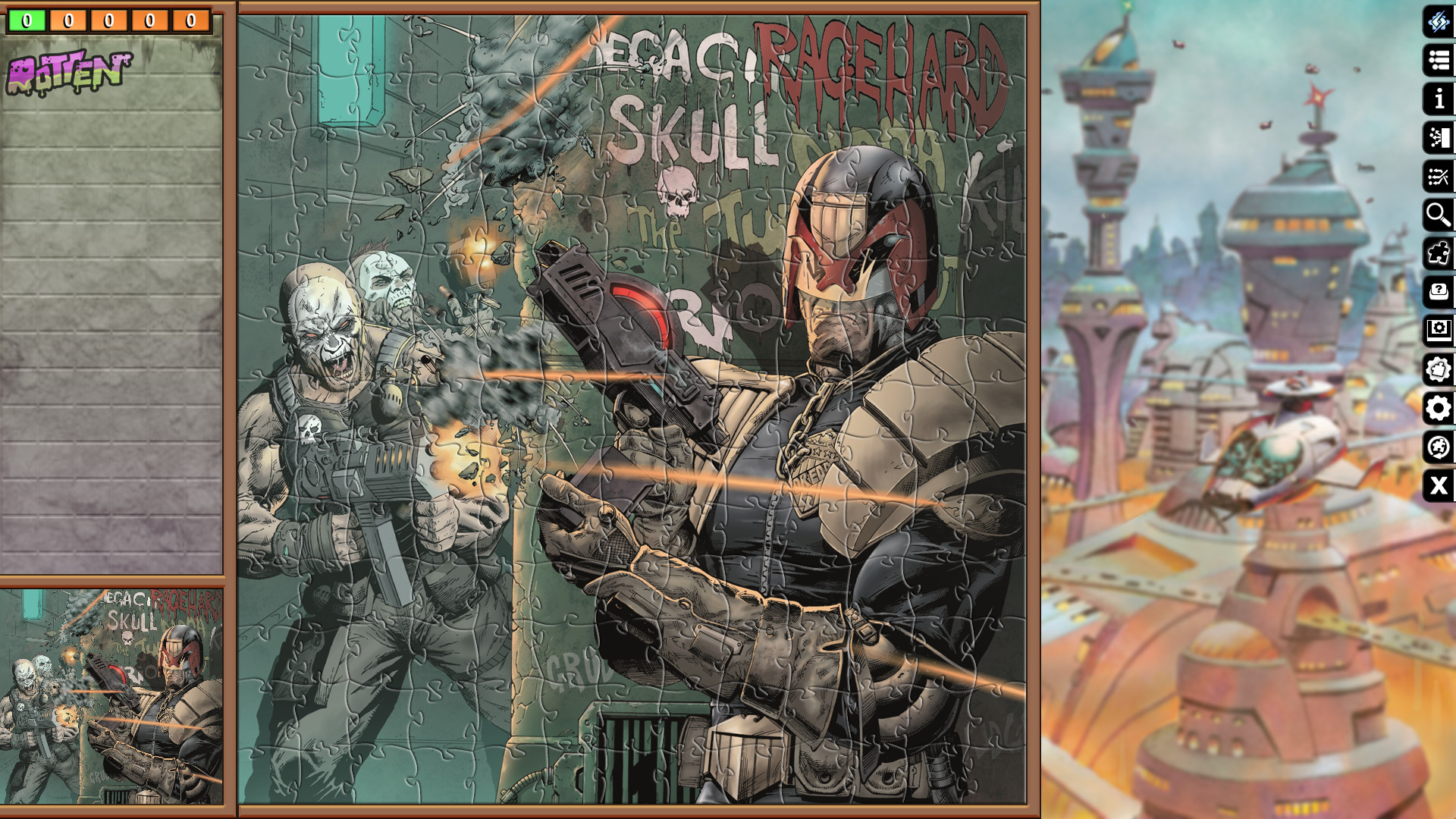Pixel Puzzles Ultimate - Puzzle Pack: 2000 AD screenshot 1