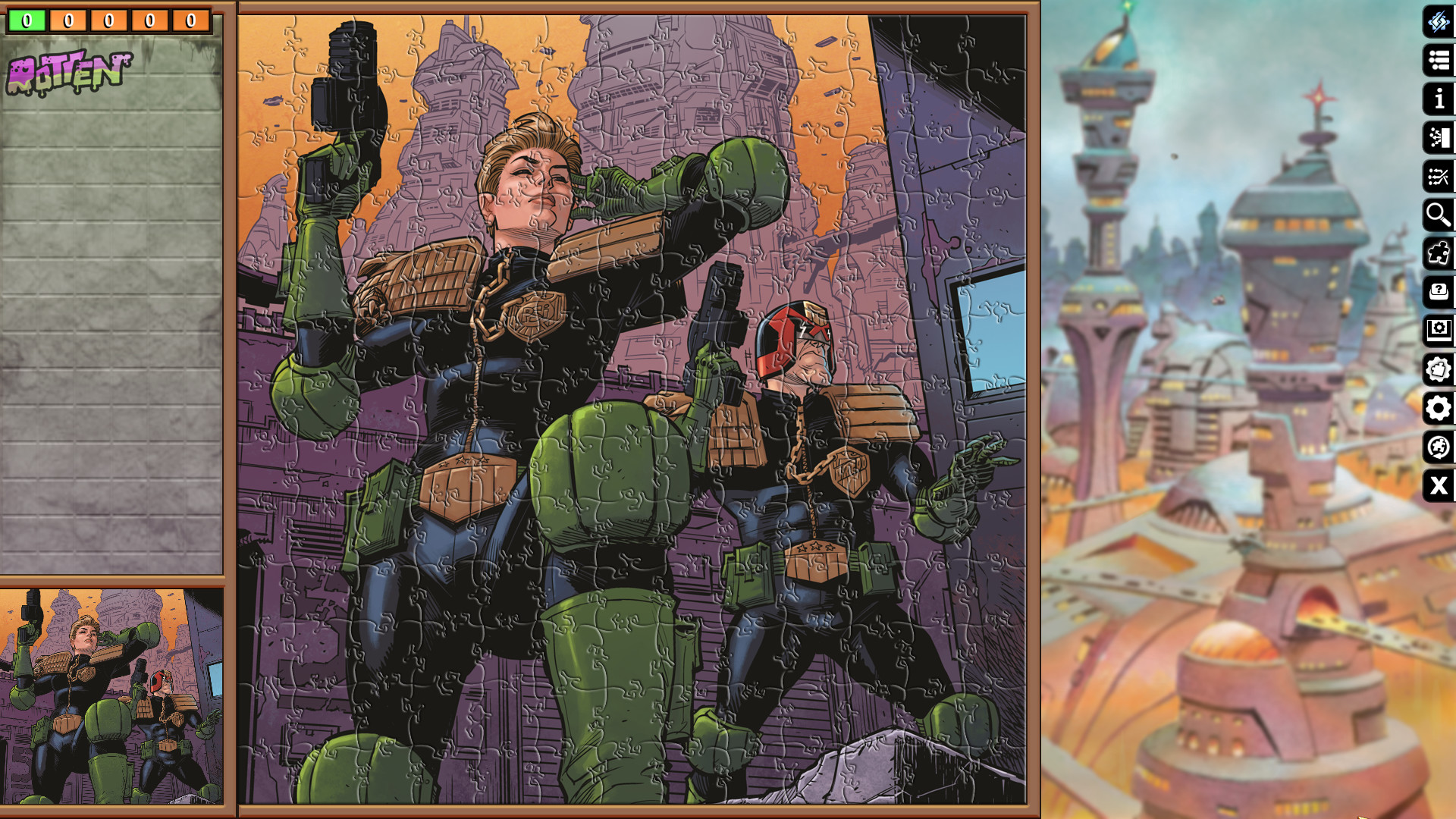 Pixel Puzzles Ultimate - Puzzle Pack: 2000 AD screenshot 4