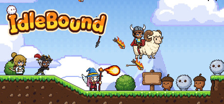 IdleBound - 2D Idle MMORPG — Steam header