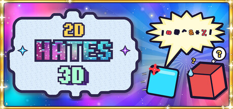 2D Hates 3D — Steam header