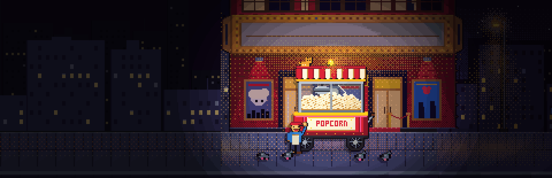 WARM, BUTTERY POPCORN! WITH A SUGAR COATING!