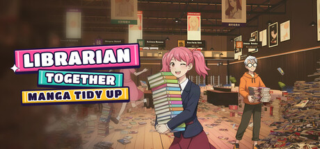 Librarian Together: Manga Tidy Up — Steam header