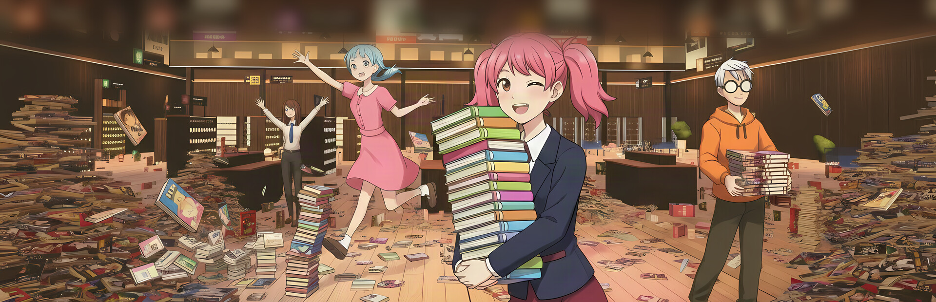 Librarian Together: Manga Tidy Up