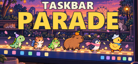 Taskbar Parade — Steam header