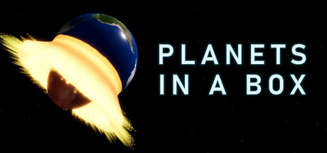 Planets in a Box — Steam header