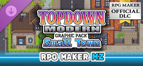 RPG Maker MZ - Topdown Modern Graphic Pack - Small Town