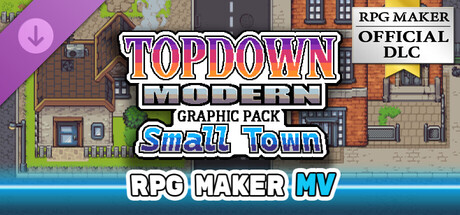 RPG Maker MV - Topdown Modern Graphic Pack - Small Town