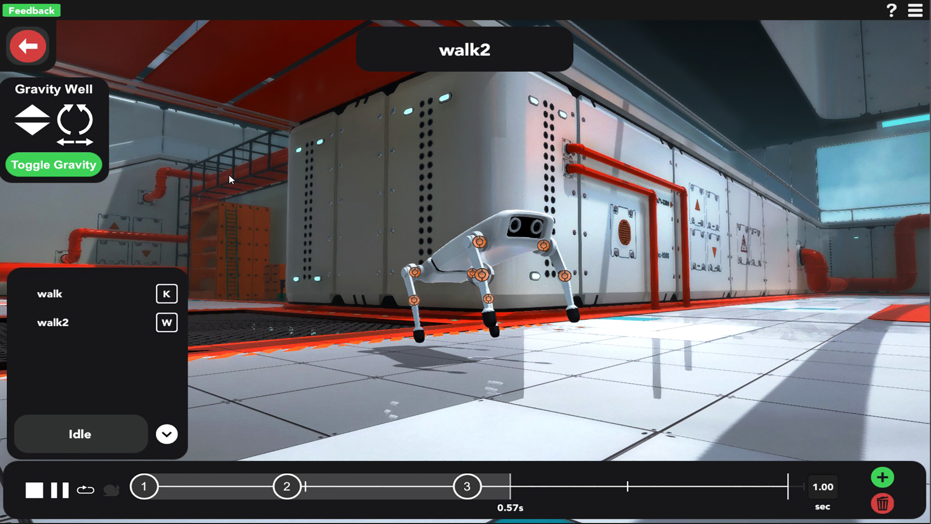 Xemo : Robot Sim screenshot 4