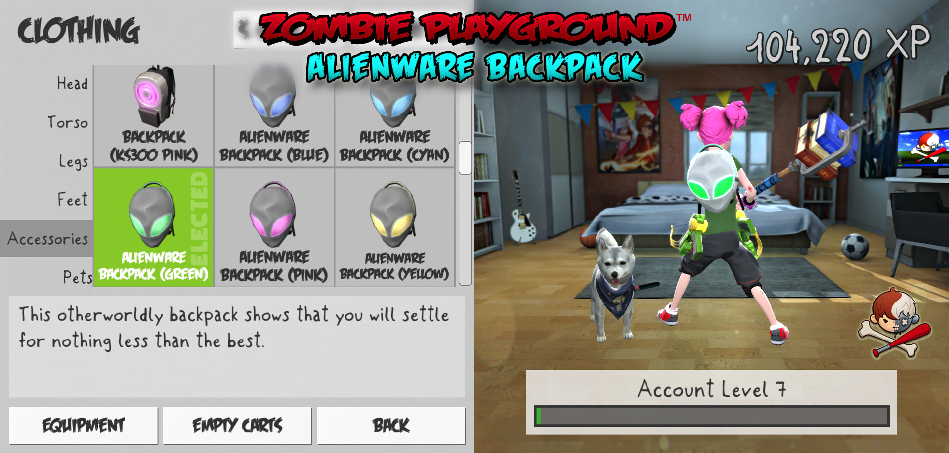 Promotional Alienware Backpack screenshot 8