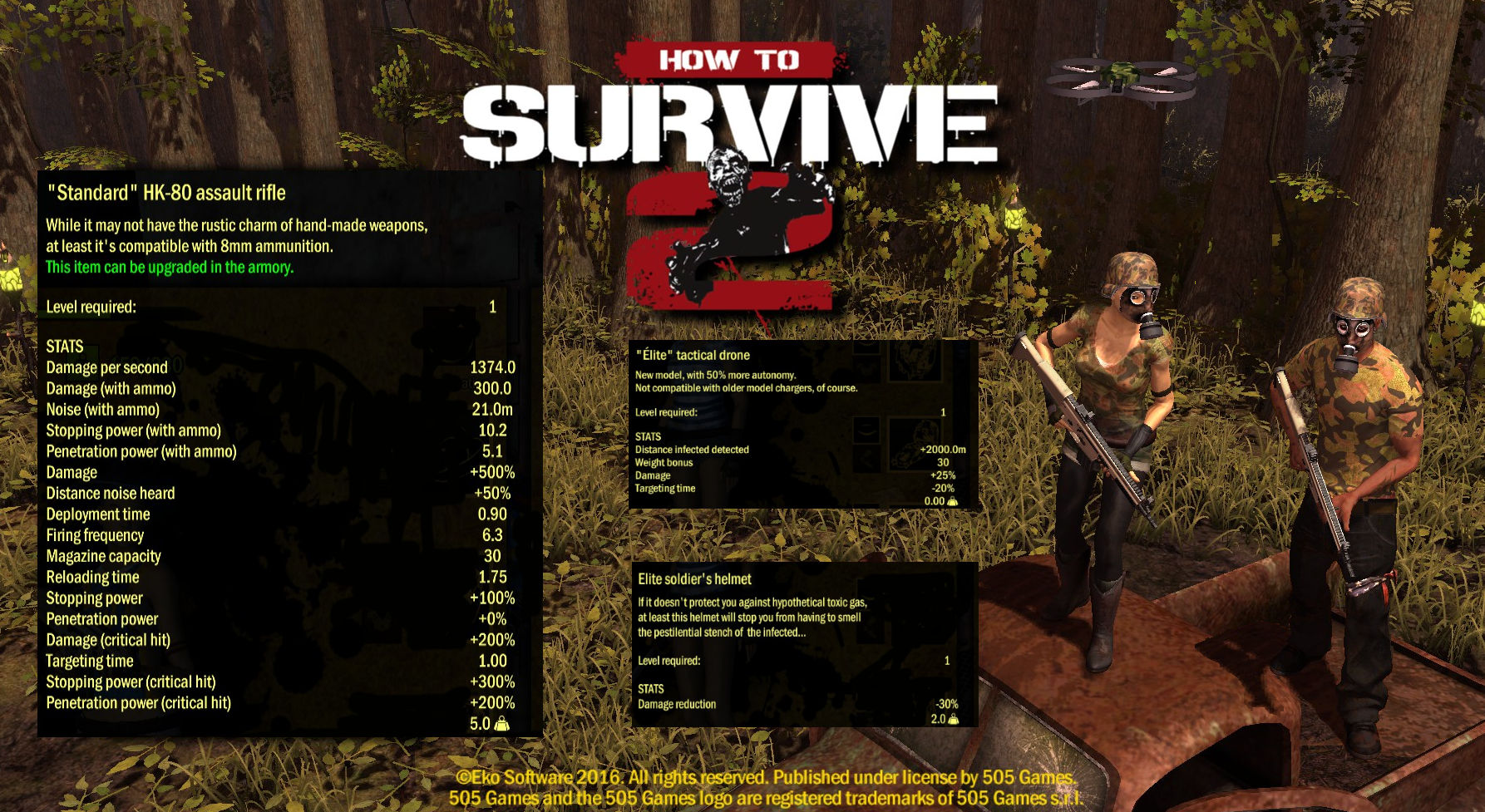 How To Survive 2 - Elite Soldier Skin Pack screenshot 1