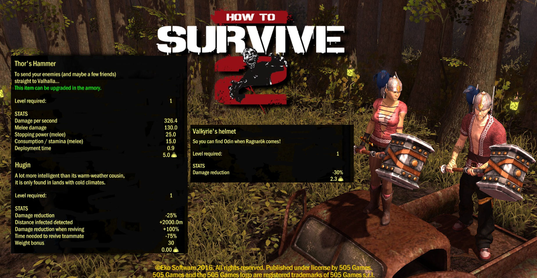 How To Survive 2 - Norse God Skin Pack screenshot 1