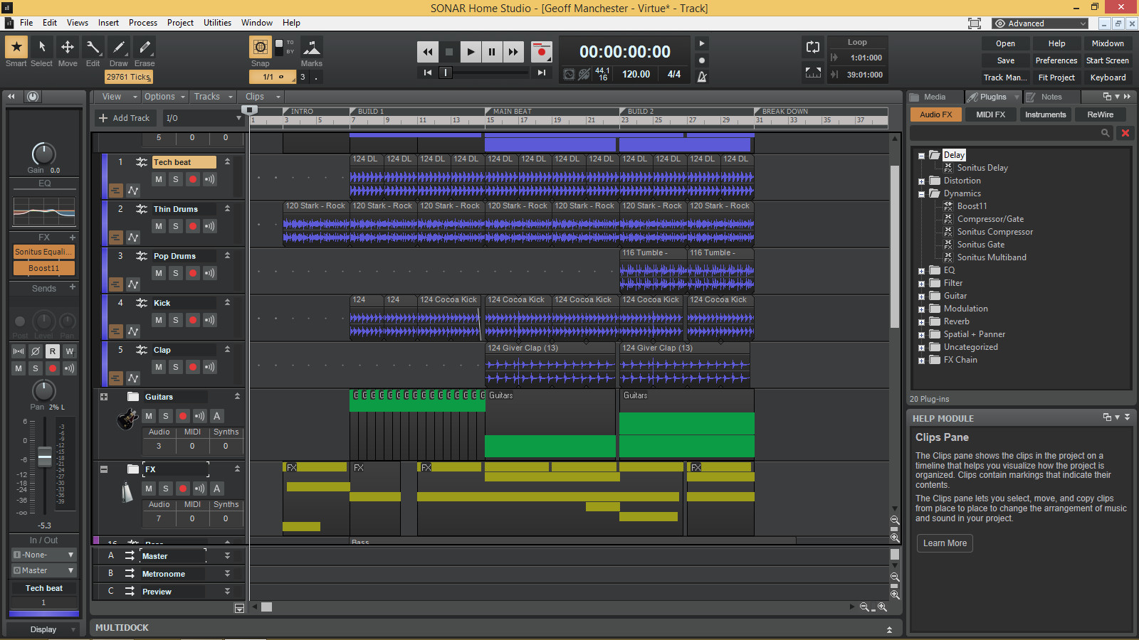 SONAR Home Studio screenshot 3
