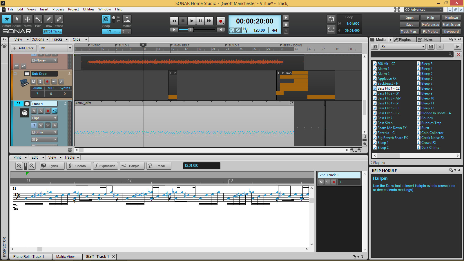 SONAR Home Studio screenshot 2