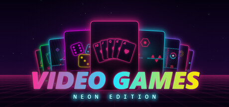 VIDEO GAMES neon collection — Steam header