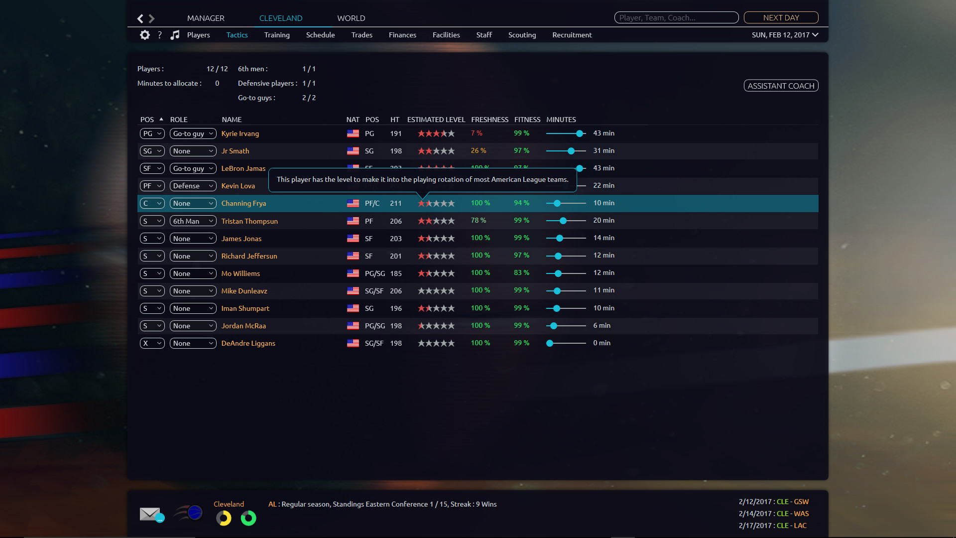 Pro Basketball Manager 2017 screenshot 2
