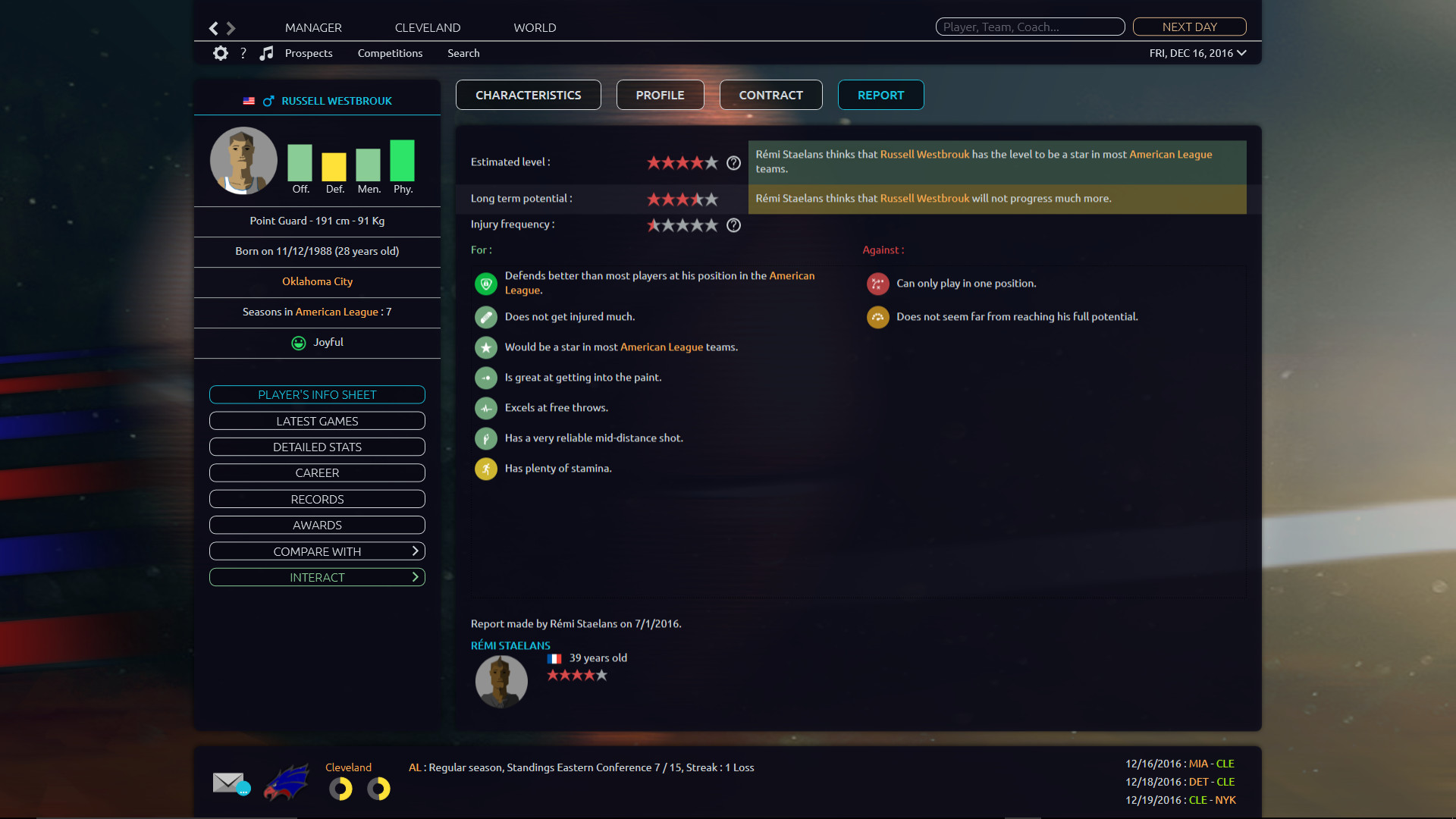 Pro Basketball Manager 2017 screenshot 3