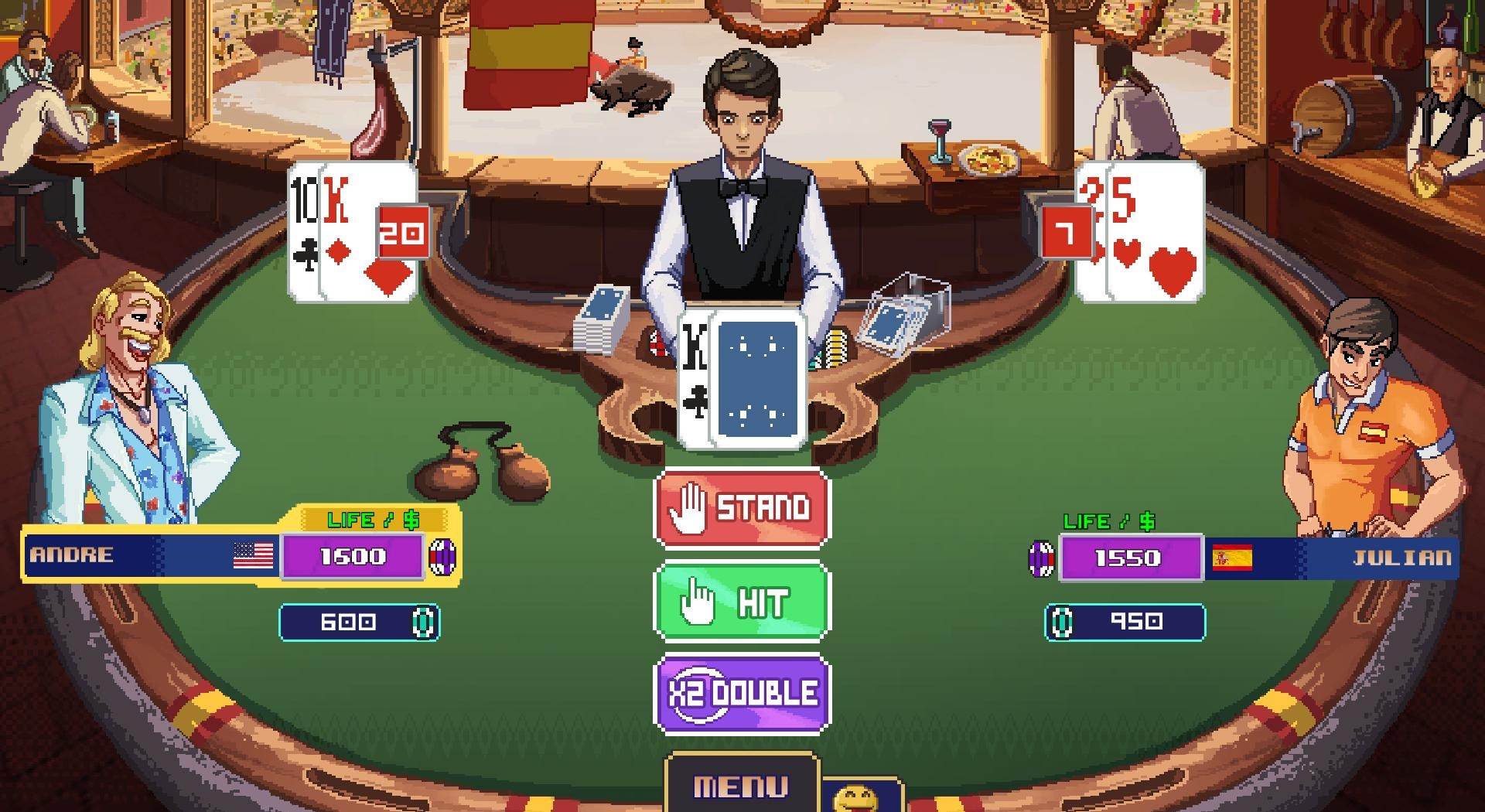 Super Blackjack Battle 2 Turbo Edition - The Card Warriors screenshot 2