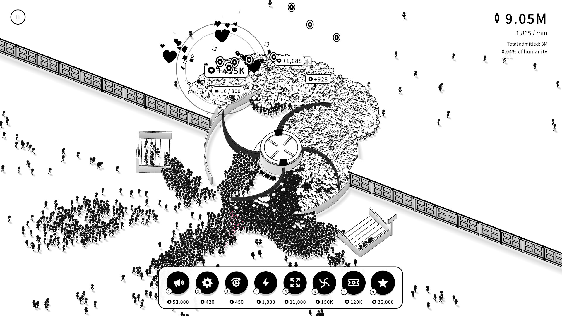 subject description - Tampilan antarmuka Round and Round Inc. di Steam