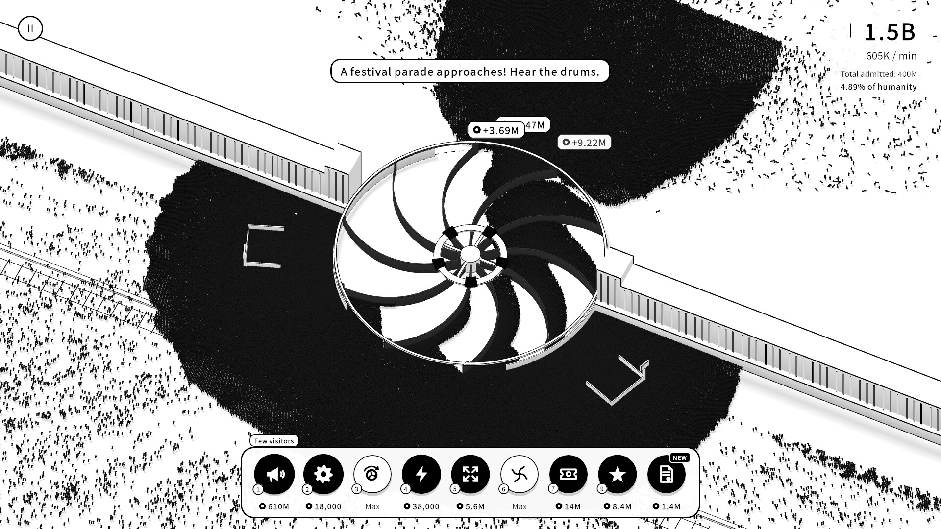 Round and Round Inc. gameplay screenshot