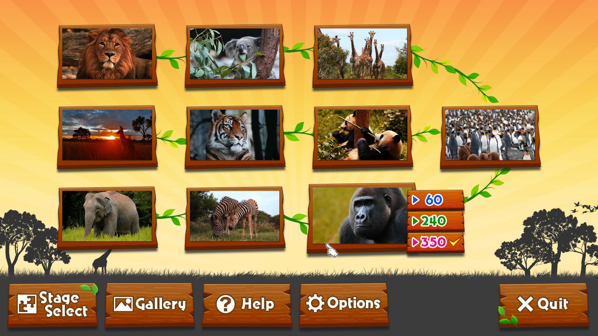 Wild Animals - Animated Jigsaws screenshot 2